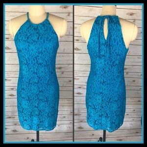 Laundry Sleeveless Blue Dress